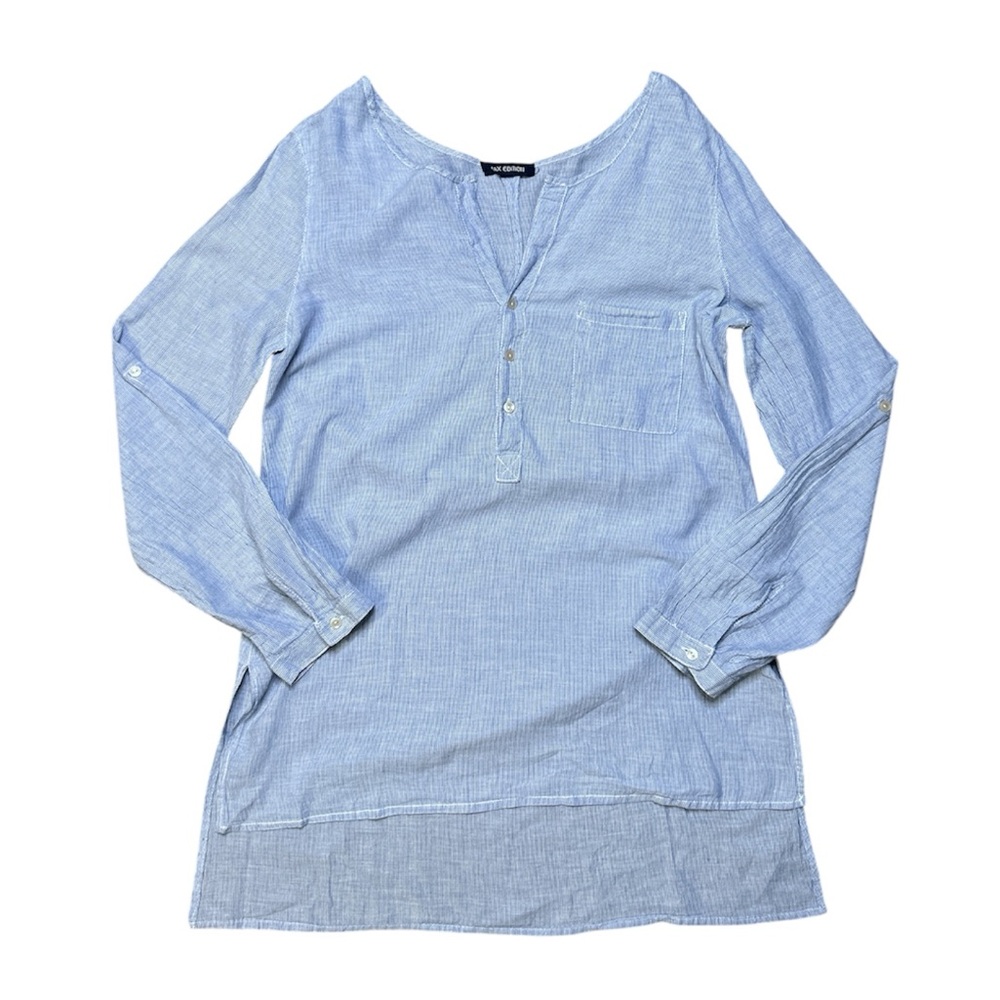 Max Edition Blue Striped Top